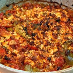 A picture of Spicy Bouyiourdi | Πικάντικο Μπουγιουρντί (Vegetarian).
