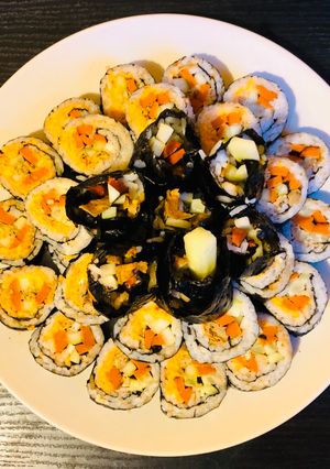 A picture of Kimbap.