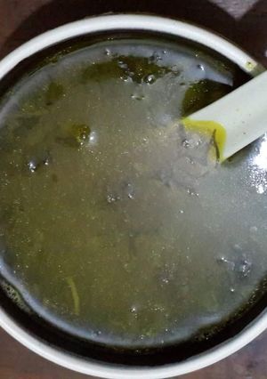 A picture of Mutton soup.