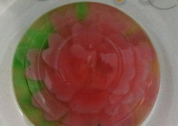Resep masakan Puding Jelly Art | cara pembuatan Puding Jelly Art Yang Menggugah Selera
