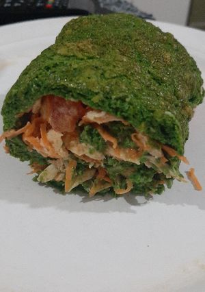 Una foto de Pionono de espinaca y brócoli