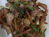 Củ cải xào thịt ba chỉ
