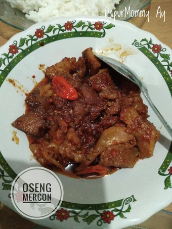 Langkah Mudah untuk Membuat Resep Oseng Mercon tetelan dan kikil Anti Ribet, Enak Banget