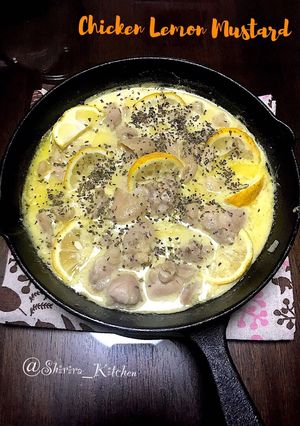 Foto resep Chicken lemon honey mustard Super creamy dan segar 💕