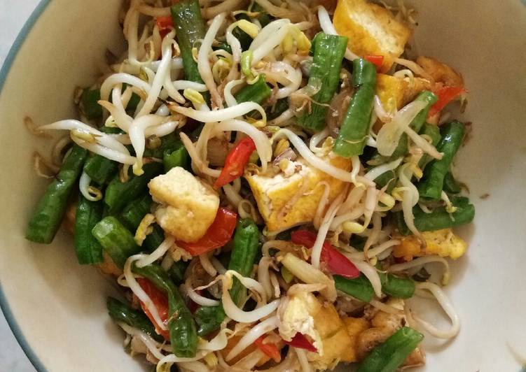 Tumis Kacang Panjang dan Tauge