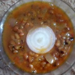 A picture of Red rava daal.
