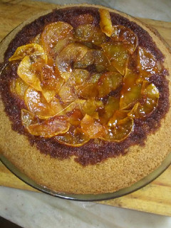 Una foto de Torta de manzana invertida