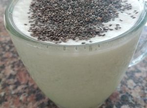 Foto de Batido de melao e chia