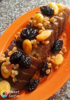 صورة لوصفة بسبوسة بالطاجين لحلو
