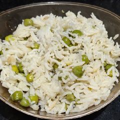 A picture of Peas Pulao.