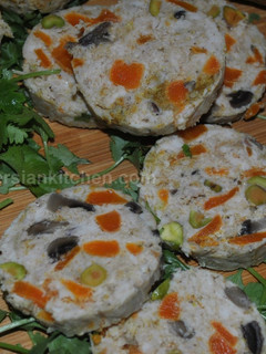 عکسی از دستور سوسیس مرغ خانگی