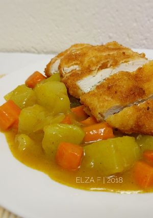 Foto resep Japanese Curry + Chicken Katsu