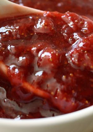 A picture of No Canning Strawberry Jam.