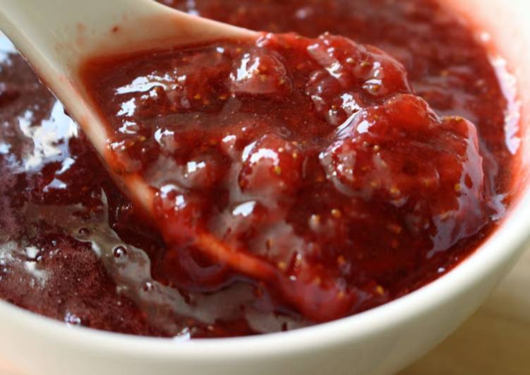 Steps to Prepare Any-night-of-the-week No Canning Strawberry Jam