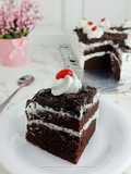 Blackforest 🍫(base cake Brownies kukus Ny. Liem)