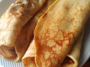 A picture of breakfast crepes