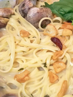Una foto de Tallarines a la Vongole