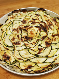 Foto di Fiore di pasta sfoglia e zucchine