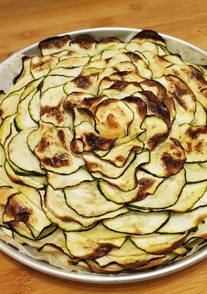 Foto di Fiore di pasta sfoglia e zucchine