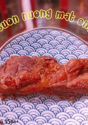 Hình của món Sườn nướng mật ong - Món mặn cho bé.
