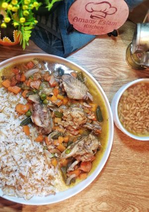 صورة لوصفة يخنة فراخ بالخضار (اقتصادية)