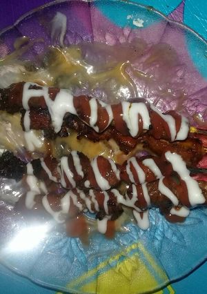 Foto resep Sate bumbu mayo #mariberbagi