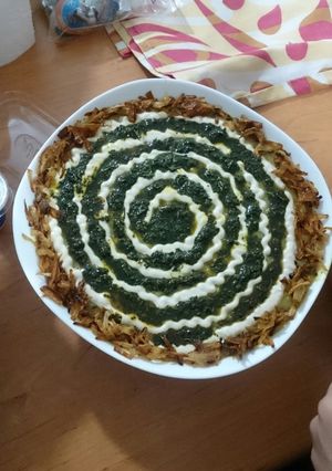 عکسی از دستور تزیین آش