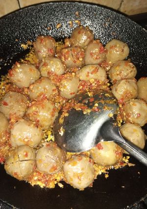 Foto resep Pentol Pedas Petir