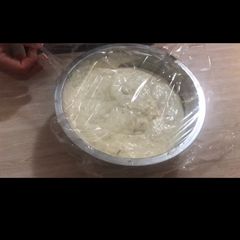 A picture of No machine coconut ice cream.