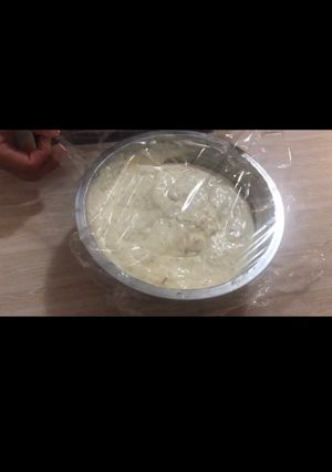 A picture of No machine coconut ice cream.