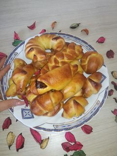 عکسی از دستور نان شکلاتی یا کروسان🍫