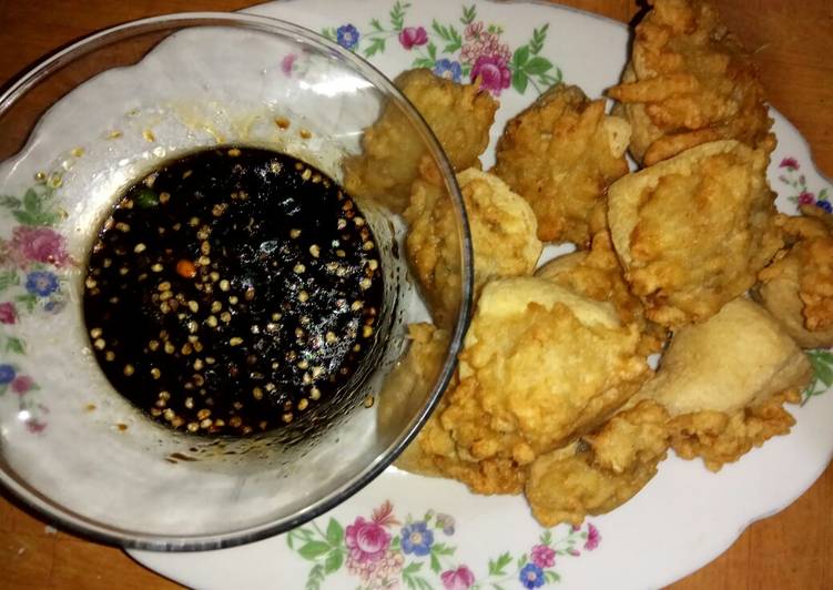 Batagor kakap sambal kecap