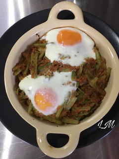 Una foto de Tagarninas esparragás con huevo