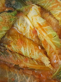 Foto de Salsichas com Couve Lombarda