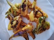 Una foto de tempura de cerveza