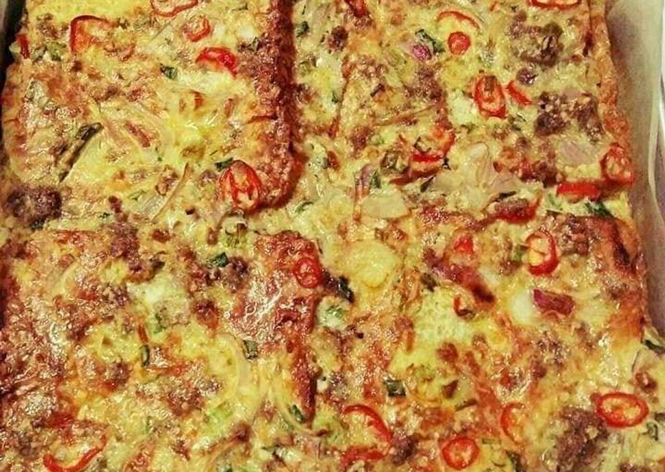 Roti Pizza ala cheaf Muhammad Andi Fariq