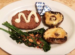 Foto resep Steak Hache avec Legumes et Champignons