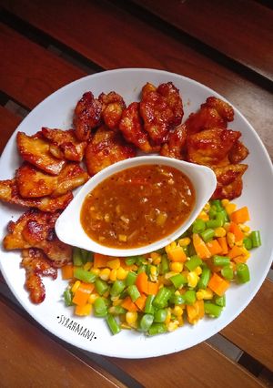 Foto resep Ayam Panggang Saus Blackpepper