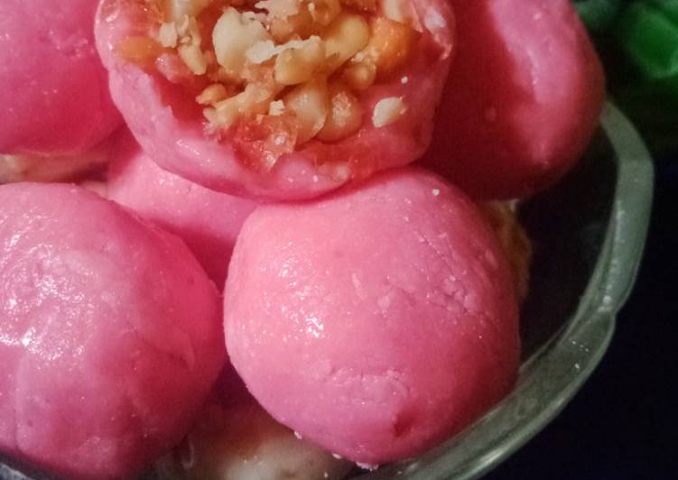 Cara membuat Bola Susu isi Kacang mantap