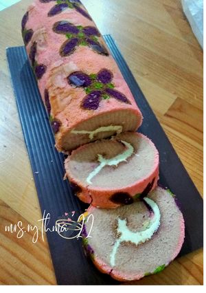 Foto resep Batik Roll Cake Versi Oven