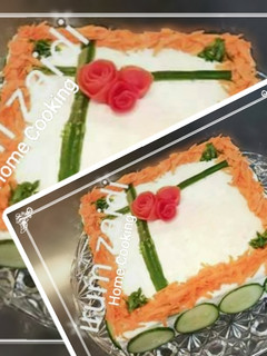 A picture of 🎂🎂 Bread Sandwich Cake 🎂🎂.