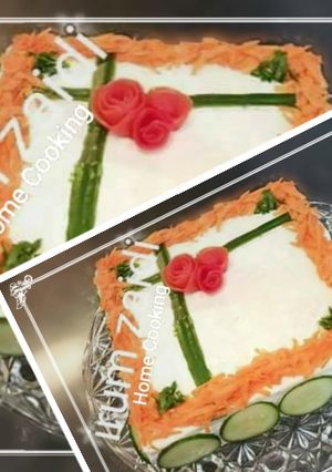A picture of 🎂🎂 Bread Sandwich Cake 🎂🎂.