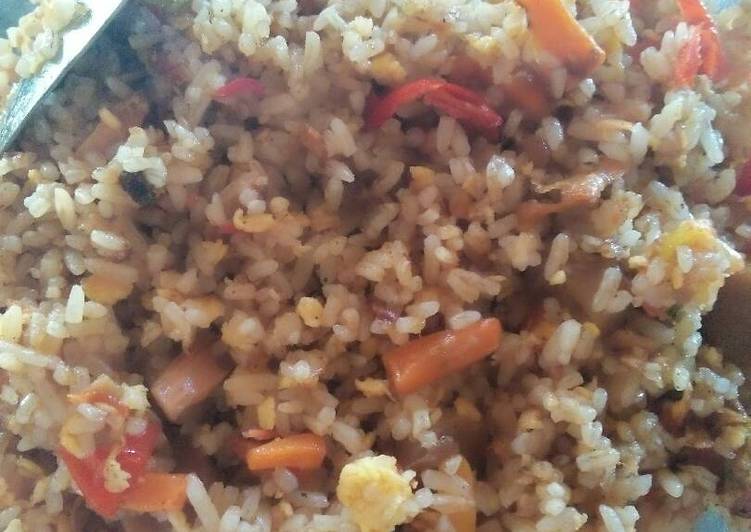 Cara Gampang Menyiapkan Nasi goreng rica-rica simple Anti Gagal