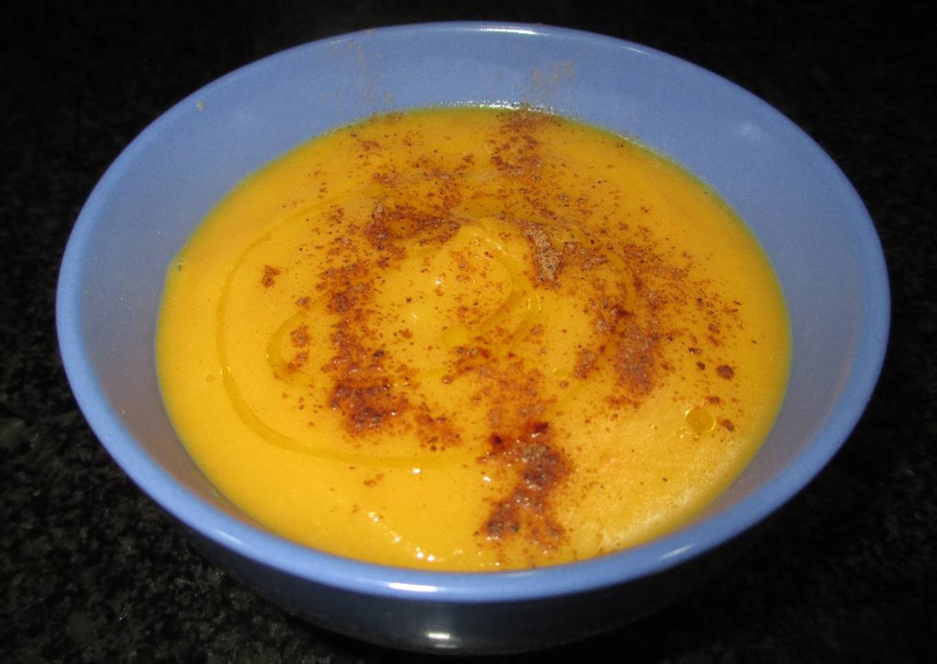 Crema de calabaza diet