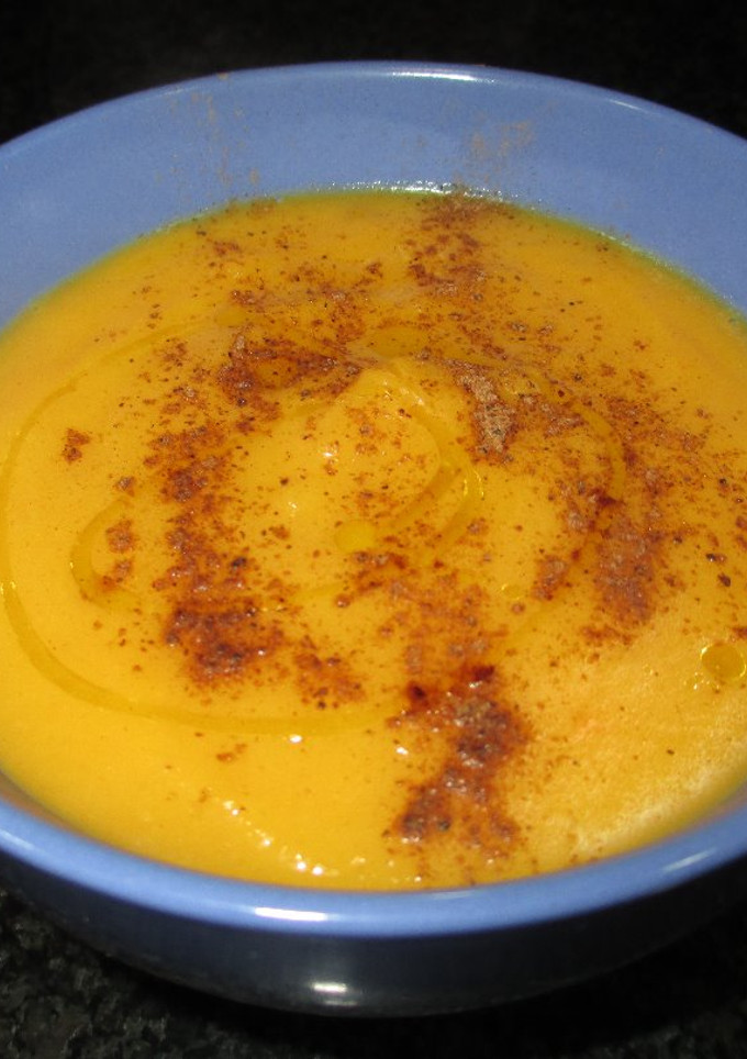 Una foto de Crema de calabaza diet