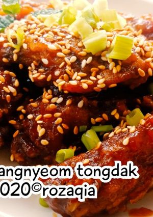 Foto resep Yangnyeom Tongdak/ayam goreng korea berbumbu
