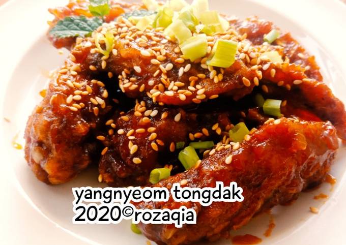 Yangnyeom Tongdak/ayam goreng korea berbumbu