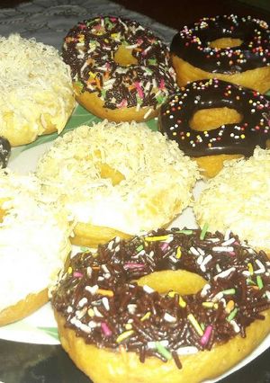 Foto resep Donat Toping Meses Keju Coklat
