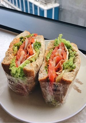 Hình của món Bánh mì kẹp.