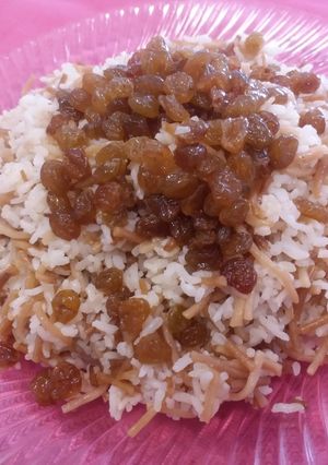 عکسی از دستور رشته پلو